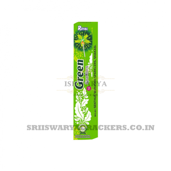 15Cm Green Sparklers