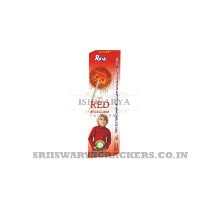 7 CM Red Sparklers